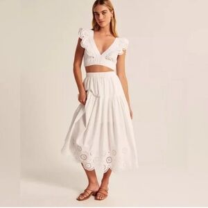Abercrombie & Fitch Cream Skirt